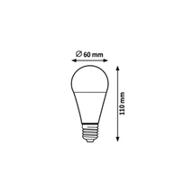 Rábalux LED izzó E27 A60 9W 6500K hideg fehér 1571