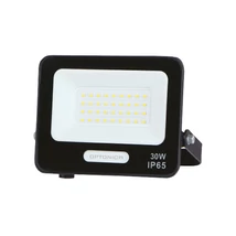 Optonica LED reflektor 30W 2700lm 6000K fekete IP65 15822