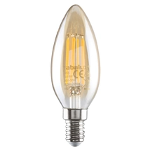 Rábalux LED izzó LED filament E14 4,2W 380lmw 2700K meleg fehér 1655