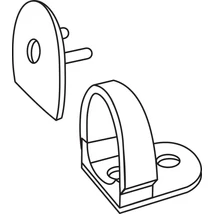 Kanlux Tartószerkezet alumínium profilokhoz HANDLE A felfogató + végzáró 2db/csomag 19190