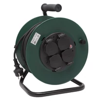 GAO Kábeldob kültéri műanyag gumi 25m 4 dugalj 3x1.0 H05RR-F IP44 19821