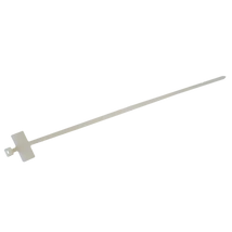 Tracon jelzőcímkés kábelkötegelő, gyorskötöző fehér 210×2,5 mm 200J