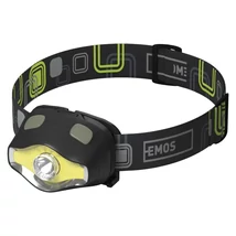 Emos fejlámpa 3W LED + COB P3536