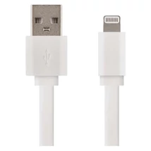 Emos Töltő- és adatkábel USB-A 2.0 Lightning MFi 1m fehér IPHONE SM7013W