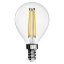 Emos filament LED izzó kisgömb E14 3,4W 470lm 2700K meleg fehér ZF1220