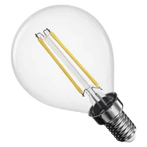 Emos filament LED izzó kisgömb E14 1,8W 250lm 4000K természetes fehér ZF1201