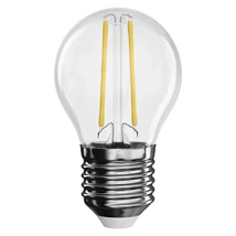 Emos filament LED izzó kisgömb E27 1,8W 250lm 2700K meleg fehér ZF1100