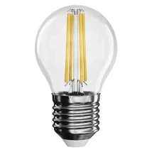 Emos filament LED izzó kisgömb E27 3,4W 470lm 2700K meleg fehér ZF1120