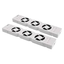 EMOS Ventilátor a radiátor alatt DUO, fehér 36 m³/h minden ventilátorra P56PR2