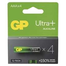 GP Ultra Plus Alkáli elem AAA LR03 mikroceruza 4db B03114