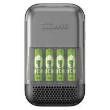 GP Akkumulátor töltő Charge 10 ultra gyors akkumulátortöltő és készlet AA 4 db + S491 B56499
