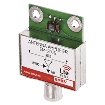 EMOS Antenna előerősítő 25dB VHF/UHF 5–260 MHz, 470–790 MHz J5802