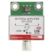 EMOS Antenna előerősítő 25dB VHF/UHF 5–260 MHz, 470–790 MHz J5802
