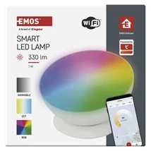 Emos GoSmart LED 7W 330Lm hangulat lámpatest, fehér, meleg fehér–hideg fehér/ RGB, WiFi ZCW11WR