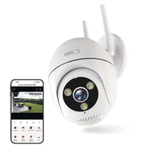 Emos GoSmart Wifis kültéri forgatható kamera IP-800 WASP, fehér H4057