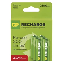 GP Recharge tölthető elem 2100 AA Akkumulátor (HR6) 6db B27216