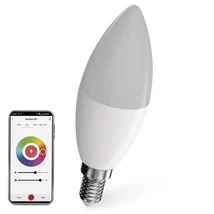 Gosmart LED izzó GoSmart gyertya E14  4,8W (40 W) 470 lm RGB dimmelhető WiFi ZQW322R