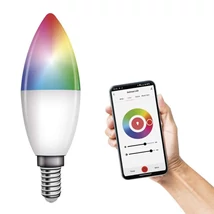 Gosmart LED izzó GoSmart gyertya E14  4,8W (40 W) 470 lm RGB dimmelhető WiFi ZQW322R