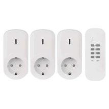 EMOS távir.dugalj 3-as rádiós  P0069