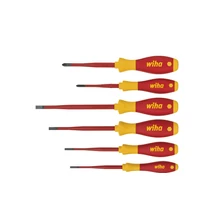 Wiha Csavarhúzó készlet 6 db-os 1000V Slim Fix lapos 35389