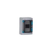 Kanlux falon kívüli lakáselosztó 4 modul IP65 KDB elosztódoboz IK10 KDB-IP65 38450 