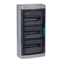 Kanlux falon kívüli lakáselosztó 3x12 36 modul IP65 KDB elosztódoboz IK 10 KDB-IP65 38455
