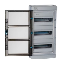 Kanlux falon kívüli lakáselosztó 3x12 36 modul IP65 KDB elosztódoboz IK 10 KDB-IP65 38455