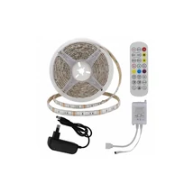 Optonica LED szalag szett RGB 12V 5m 8W/m 480 lm/m 60LED/m SMD5050 IP54 4323