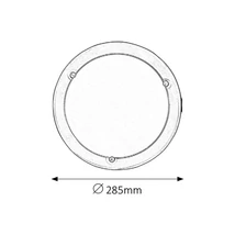 R.5121 Ufo menny.D29 E27 60W króm,szatin