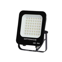 Optonica LED reflektor fekete 30W 2700lm 4500K természetes fehér IP65 5728