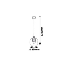 Rábalux Philana függeszték arany IP20 6495