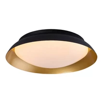 Rábalux Hafsa mennyezeti LED lámpa 24W 1250lm 3000K D40cm fekete/arany mennyezeti lámpa 71187