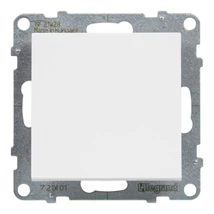 Legrand Suno 101 egypólusú kapcsoló keret nélkül 10AX, fehér 721101