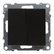 Legrand Suno 105 csillárkapcsoló 10AX, fekete keret nélkül 721405