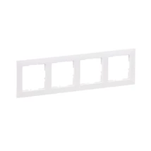 Legrand Suno 4-es keret vízszintes és függőleges IP 20 fehér 721504