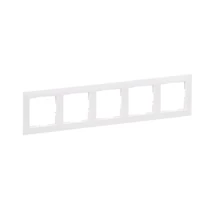 Legrand Suno 5-ös keret vízszintes függőleges fehér 721505