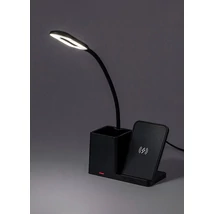 Rábalux Cerie asztali led lámpa 4W 200Lm 3000-4000-6500 fekete vezeték nélküli töltés 74232