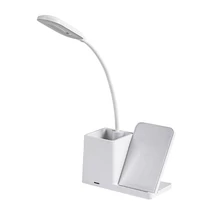 Rábalux Cerie asztali led lámpa 4W 200Lm 3000-4000-6500 fekete vezeték nélküli töltés 74233