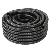 GAO PVC gégecső lépésálló 750N Ø16 10 méter/tekercs fekete 7483H