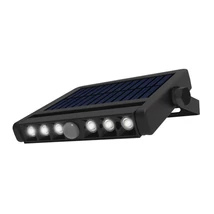 Optonica napelemes kültéri LED fali lámpa mozgásérzékelővel 1,8W 500lm 6000K hideg fehér IP54 7541