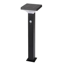 Rábalux Geleen LED kültéri napelemes lámpa 4W 400lm 3000K fekete IP44 77045