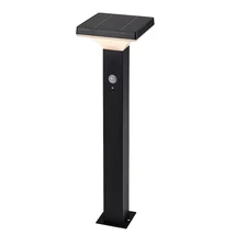 Rábalux Geleen LED kültéri napelemes lámpa 4W 400lm 3000K fekete IP44 77045