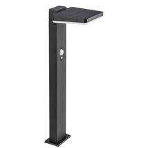 Rábalux Lasset LED kültéri napelemes lámpa 4,4W 200lm 4000K fekete IP54 77079