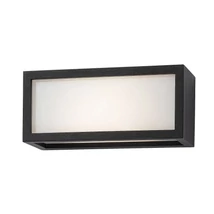 Rábalux Lublin LED kültéri fali lámpa 10W 480lm 4000K fekete IP54 77099