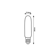 Rábalux LED izzó filament E27 T30 5W 300lm 3000K meleg fehér borostyán 79007
