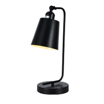 Elmark Derek asztali lámpa 1xE27 fekete IP20 955DEREK1T/BL