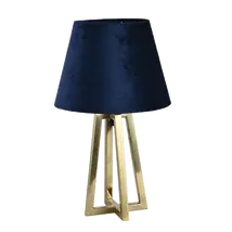 Elmark Siena asztali lámpa 1xE27 bronz/kék IP20 955SIENA1T/BR