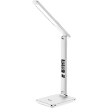 Avide Nathan LED asztali lámpa irodai bőrhatású fehér 6W 360Lm CCT ABLDL-OLC-6W-WH