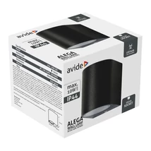 Avide kültéri fali lámpa fekete IP44 Alega