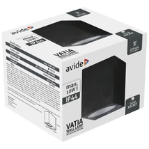 Avide kültéri fali lámpa fekete IP44 Vatia